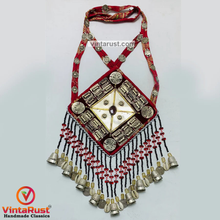 Load image into Gallery viewer, Massive Vintage Red Turkmen Pendant Necklace
