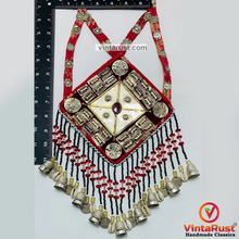 Load image into Gallery viewer, Massive Vintage Red Turkmen Pendant Necklace
