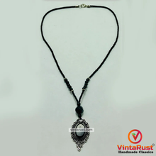 Load image into Gallery viewer, Bohemian Black Onyx-Style Pendant Necklace
