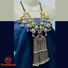 Load image into Gallery viewer, Tribal Vintage Necklace With Long Dangling Bells
