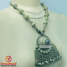 Load image into Gallery viewer, Vintage Kuchi Tribal Pendant Necklace
