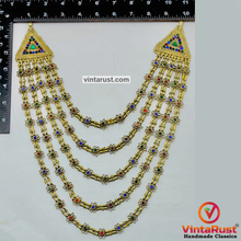 Load image into Gallery viewer, Handmade Multi Strands Tribal Bib Necklace
