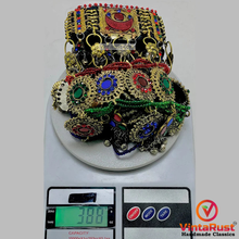 Load image into Gallery viewer, Handmade Kuchi Multicolor Oversized Necklace

