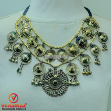 Load image into Gallery viewer, Vintage Gypsy Multilayer Beaded Chain Necklace

