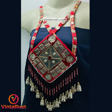 Load image into Gallery viewer, Massive Vintage Red Turkmen Pendant Necklace
