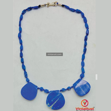 Load image into Gallery viewer, Lapis Lazuli Gemstone Beaded Necklace
