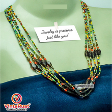 Load image into Gallery viewer, Multicolor Beaded Tribal Necklace
