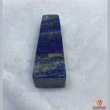 Load image into Gallery viewer, Genuine Lapis Lazuli Stone Tower: Natural Crystal Point Wand
