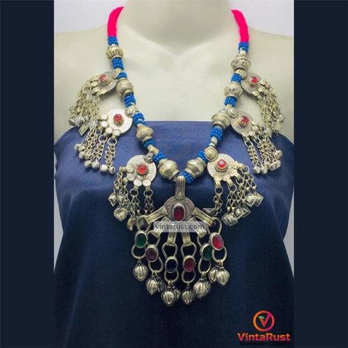 Bohemian Dangling Pendants Necklace With Coins