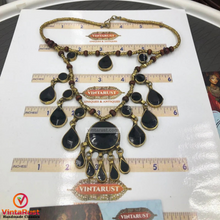 Load image into Gallery viewer, Two Layers Tribal Stones Vintage Necklace
