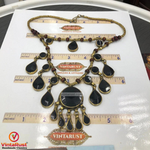 Load image into Gallery viewer, Two Layers Tribal Stones Vintage Necklace
