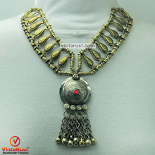Load image into Gallery viewer, Boho Tribal Metal Beaded Chain Necklace
