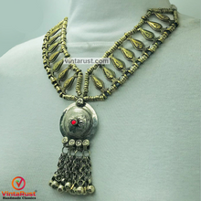 Load image into Gallery viewer, Boho Tribal Metal Beaded Chain Necklace
