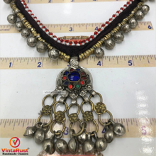 Load image into Gallery viewer, Vintage Afghan Dangling Bells Pendant Necklace
