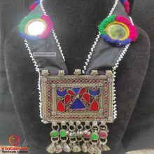 Load image into Gallery viewer, Long Straps Mala Style Pendant Necklace
