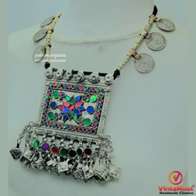 Load image into Gallery viewer, Bohemian Necklace With Coins and Multicolor Pendant
