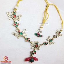 Load image into Gallery viewer, Multicolor Birds Choker With Adjustable Length
