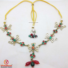 Load image into Gallery viewer, Multicolor Birds Choker With Adjustable Length
