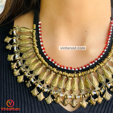 Load image into Gallery viewer, Handmade Tribal Vintage Metal Choker Necklace
