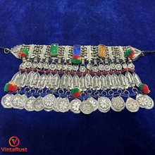 Load image into Gallery viewer, Vintage Tribal Massive Fish Choker Necklace
