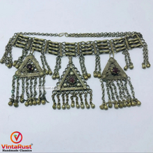 Load image into Gallery viewer, Vintage Three Dangling Pendants Necklace
