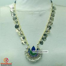 Load image into Gallery viewer, Vintage Long Mala With Metal And Wooden Beads
