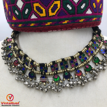 Load image into Gallery viewer, Turkmen Multicolor Stones Choker Necklace
