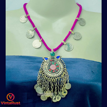 Load image into Gallery viewer, Handmade Vintage Tribal Pendant Necklace
