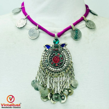 Load image into Gallery viewer, Handmade Vintage Tribal Pendant Necklace
