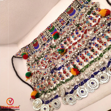 Load image into Gallery viewer, Oversized Boho Multicolor Choker Necklace

