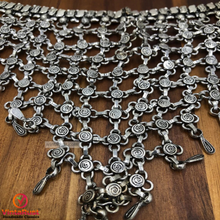 Load image into Gallery viewer, SilverTone Ethnic Choker Necklace

