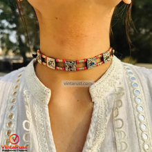 Load image into Gallery viewer, Bohemian Choker Necklace With Colorful Beads
