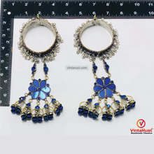 Load image into Gallery viewer, Blue Slave Bracelet, Link and Chain Bracelet With Rings
