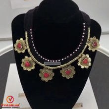 Load image into Gallery viewer, Tribal Light Weight Collar Choker Floral Necklace
