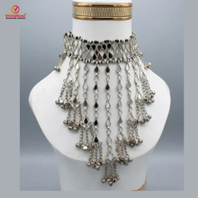 Load image into Gallery viewer, Ethnic Tribal Mirror Choker Necklace
