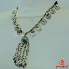 Load image into Gallery viewer, Handmade Vintage Coins With Brass Beads Necklace
