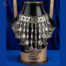 Load image into Gallery viewer, Ethnic Tribal Mirror Choker Necklace
