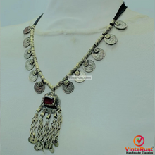 Load image into Gallery viewer, Vintage Kuchi Tribal Necklace With Coins
