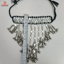Load image into Gallery viewer, Ethnic Tribal Mirror Choker Necklace
