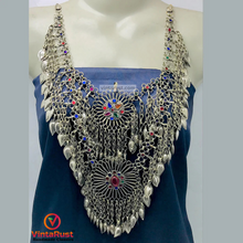 Load image into Gallery viewer, Vintage Tribal Oversized Bib Necklace
