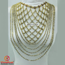 Load image into Gallery viewer, Antique Tribal Handmade Massive Bib Necklace

