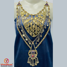 Load image into Gallery viewer, Silver Kuchi Multi Strands Bib Necklace
