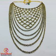 Load image into Gallery viewer, Antique Tribal Handmade Massive Bib Necklace
