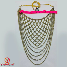 Load image into Gallery viewer, Antique Tribal Handmade Massive Bib Necklace
