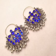 Load image into Gallery viewer, Kuchi Glass Stones Antique Bali Earrings
