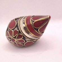 Load image into Gallery viewer, Handmade Ethnic Cone Ring, Vintage Massive Kuchi Ring

