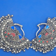 Load image into Gallery viewer, Kuchi Vintage Earrings, Boho Earrings
