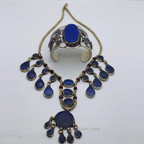 Lapis lazuli Jewelry Set