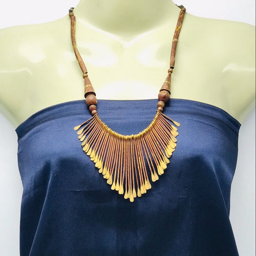 Egyptian Antique Necklace, Statement Choker Collar Choker Necklace