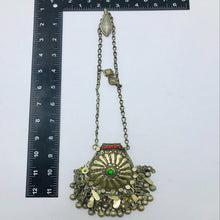 Load image into Gallery viewer, Vintage Massive Pendant Necklace With Dangling Bell
